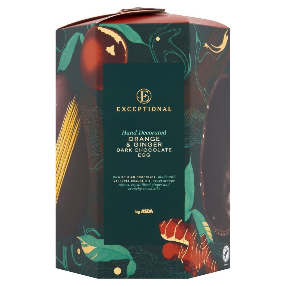 Orange & Ginger Dark Chocolate Egg 200g