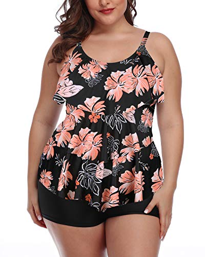Flounce Tankini with Shorts