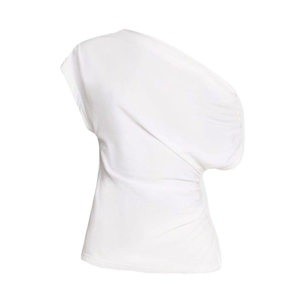 Alice Draped One-Shoulder Tee