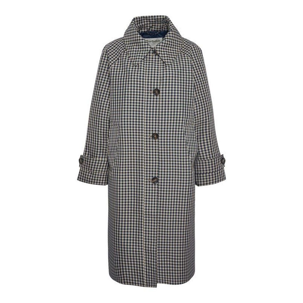 Nadine Check Car Coat 