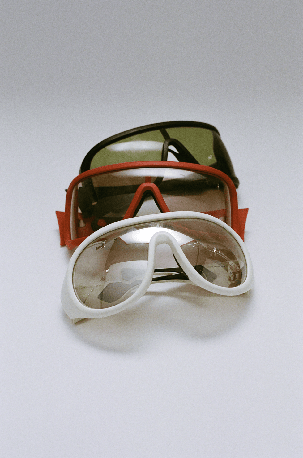 Gunmetal Logo Metal Alloy Shield Sunglasses