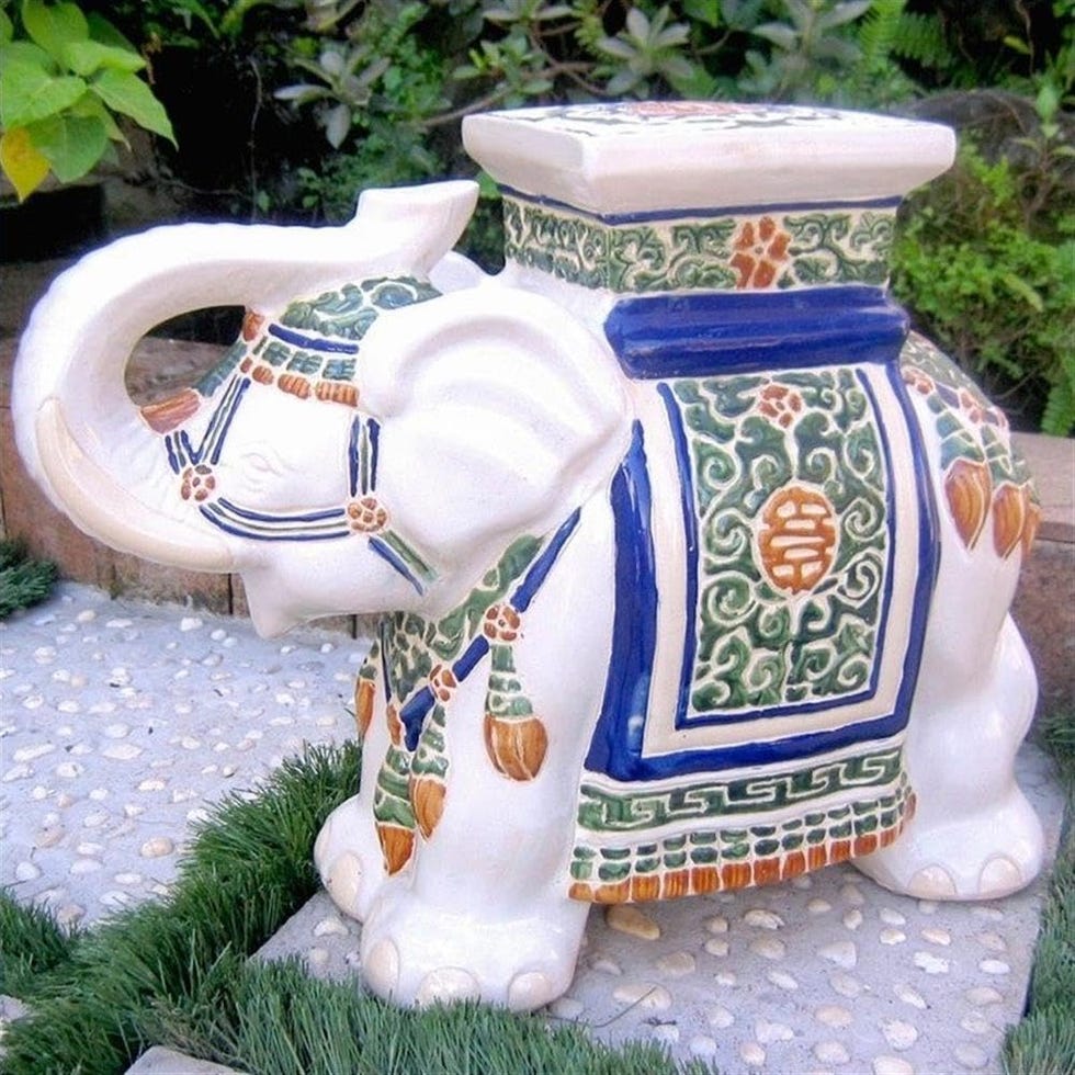 Elephant Garden Stool