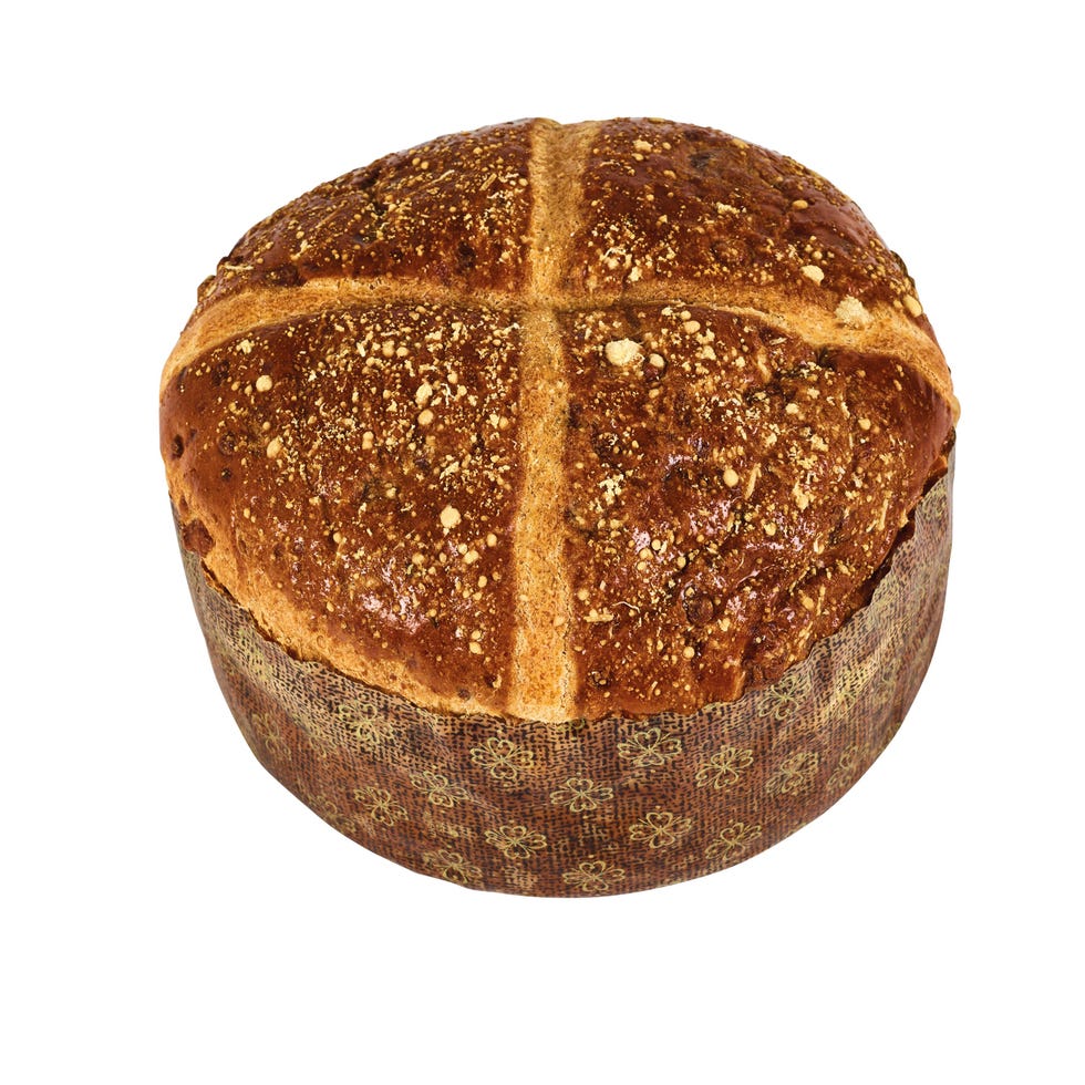 Large Yorkshire Rarebit Hot Cross Bun