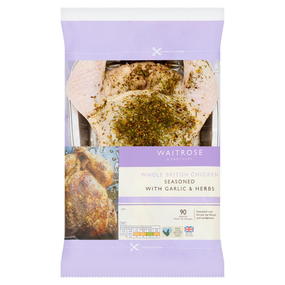 Whole Chicken With Garlic And Herbs 1.5kg