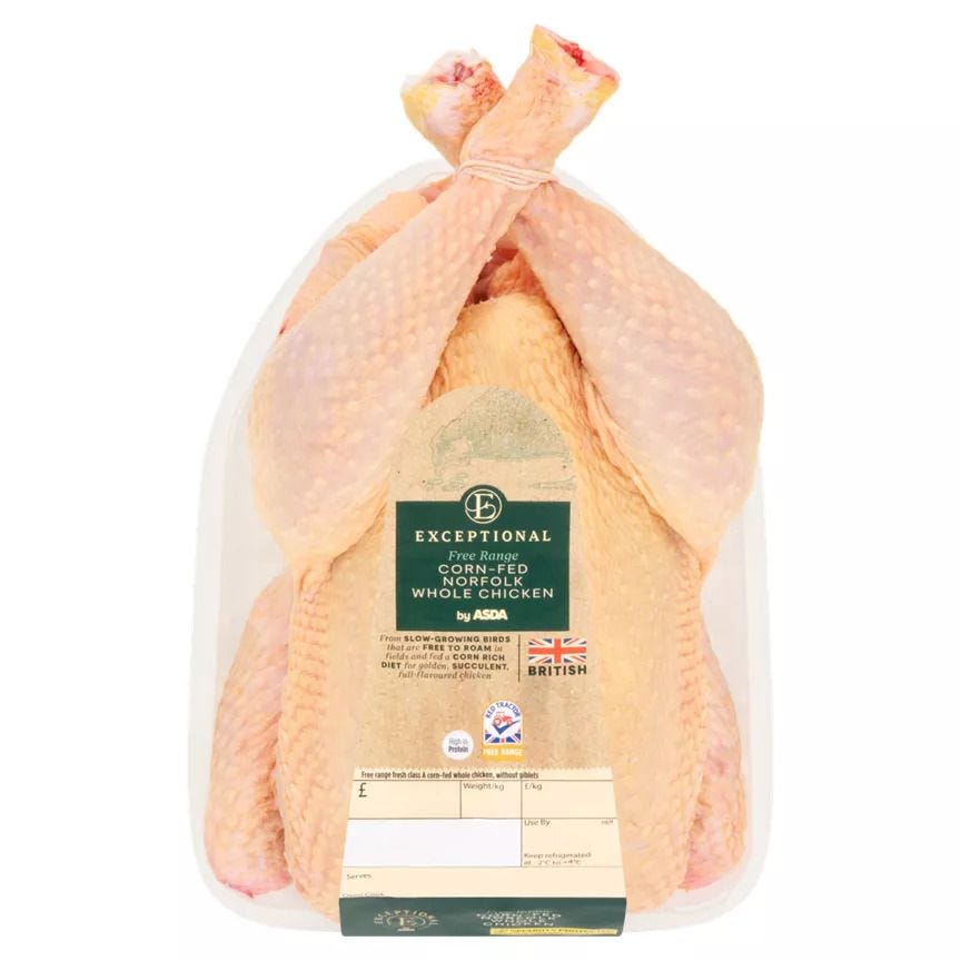 Free Range Corn-Fed Norfolk Whole Chicken 1.75kg