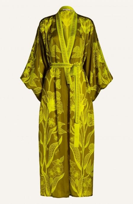 Kimono Viscose Satin Prince Charming