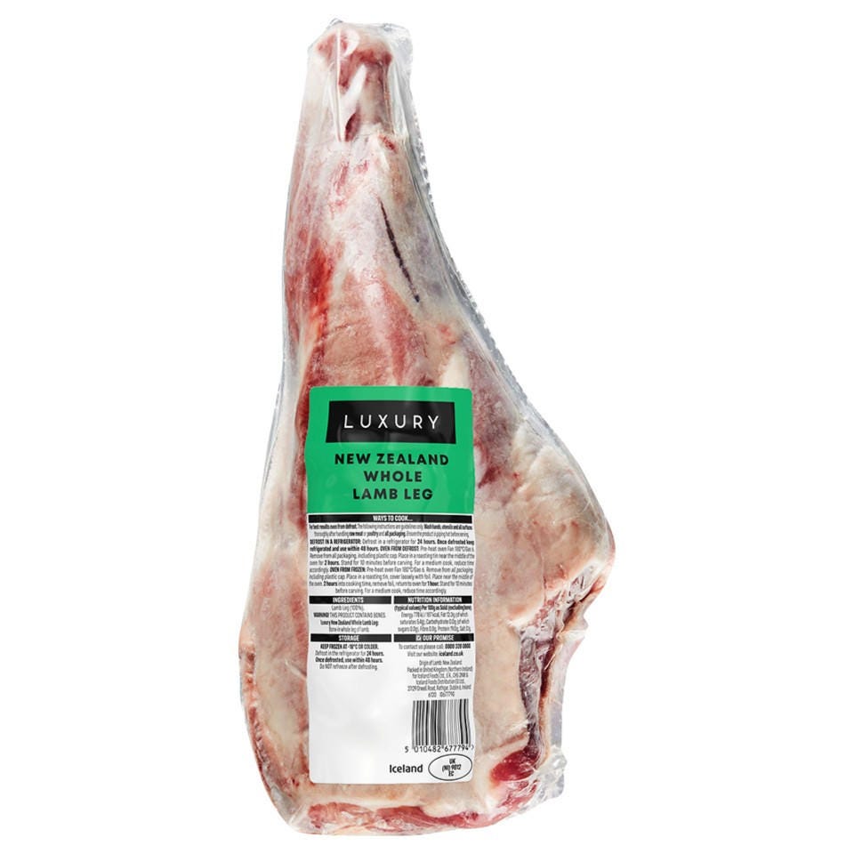 Luxury Whole Leg of Lamb 1.8-2.2kg