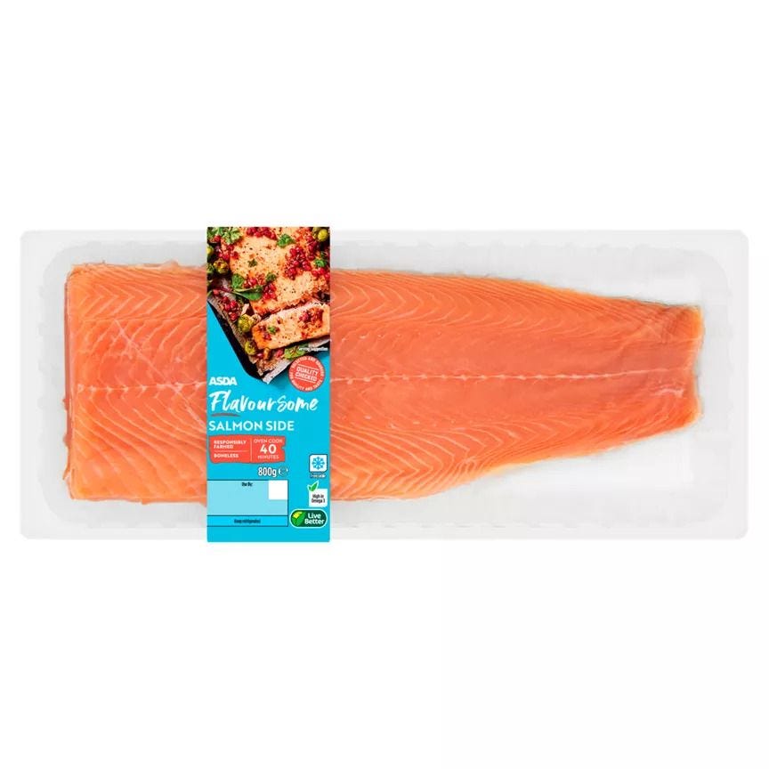 Boneless Salmon Side 800g