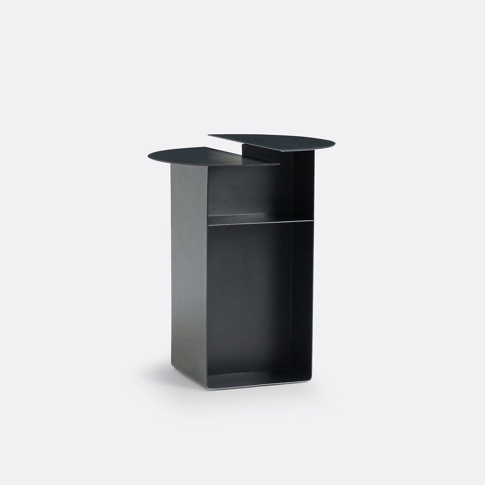 Alessio Steel Bedside Table