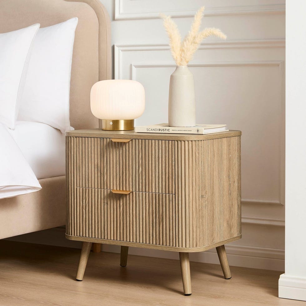 Hattie Bedside - Light Wood