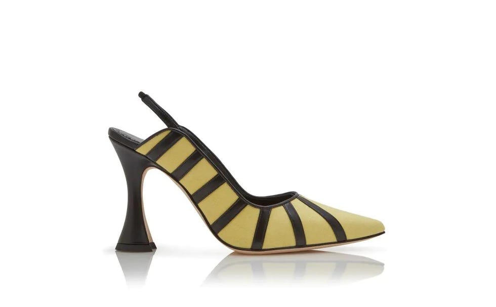 Hodouby Linen Slingback Pumps
