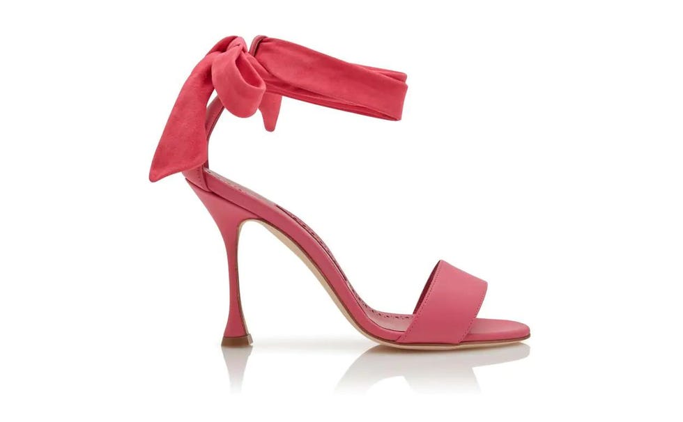 Chastana Nappa Leather Bow Detail Sandals