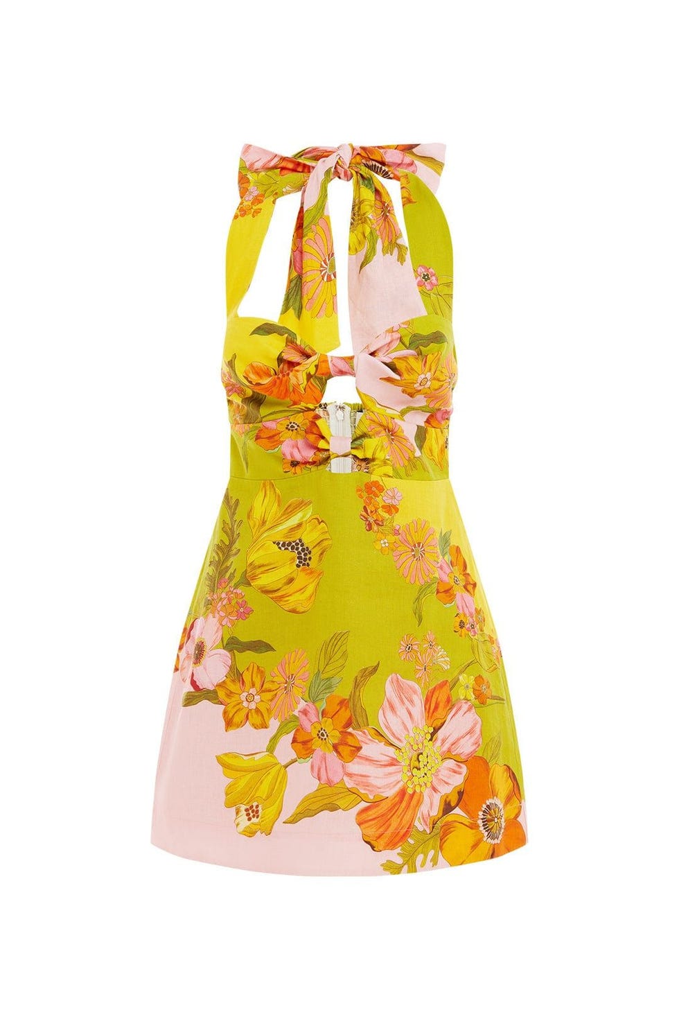 Alémais Silas halter mini dress