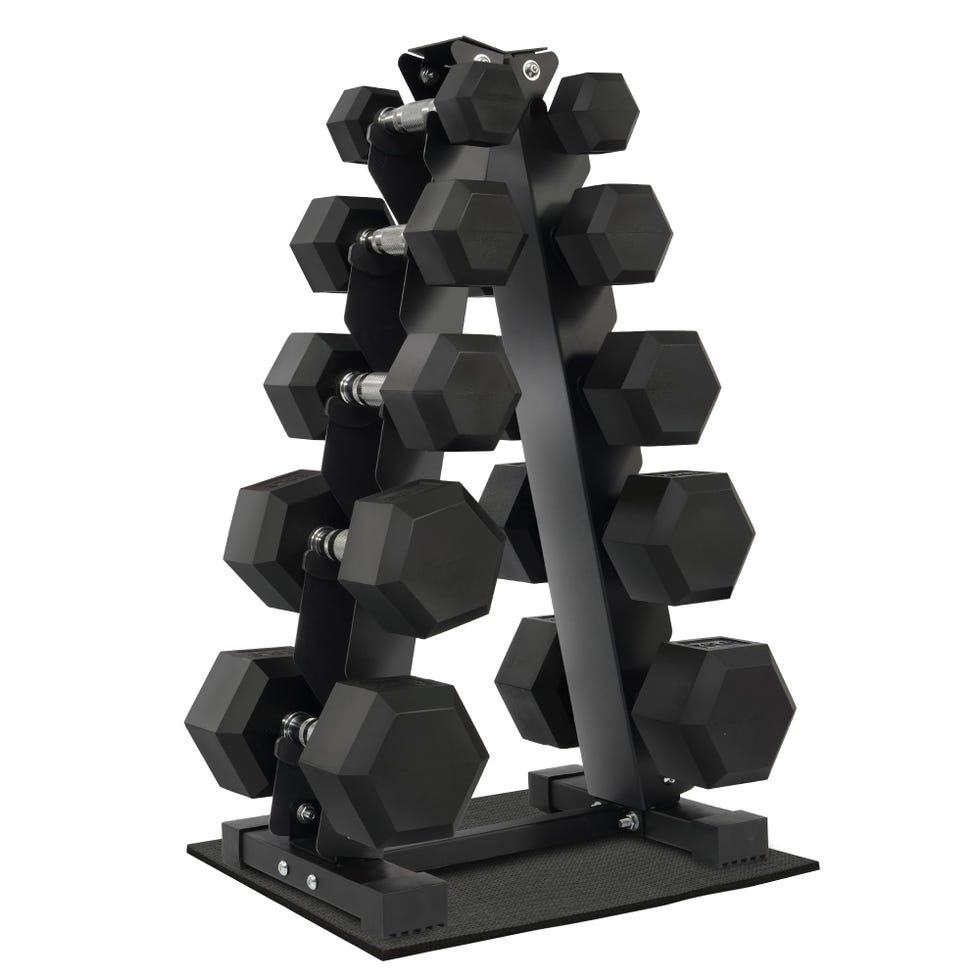 Dumbbell Set with Rack