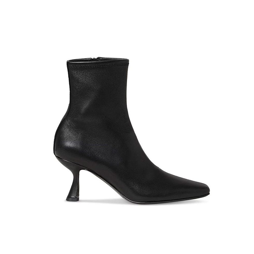 Thandy Curved Heel Ankle Boots