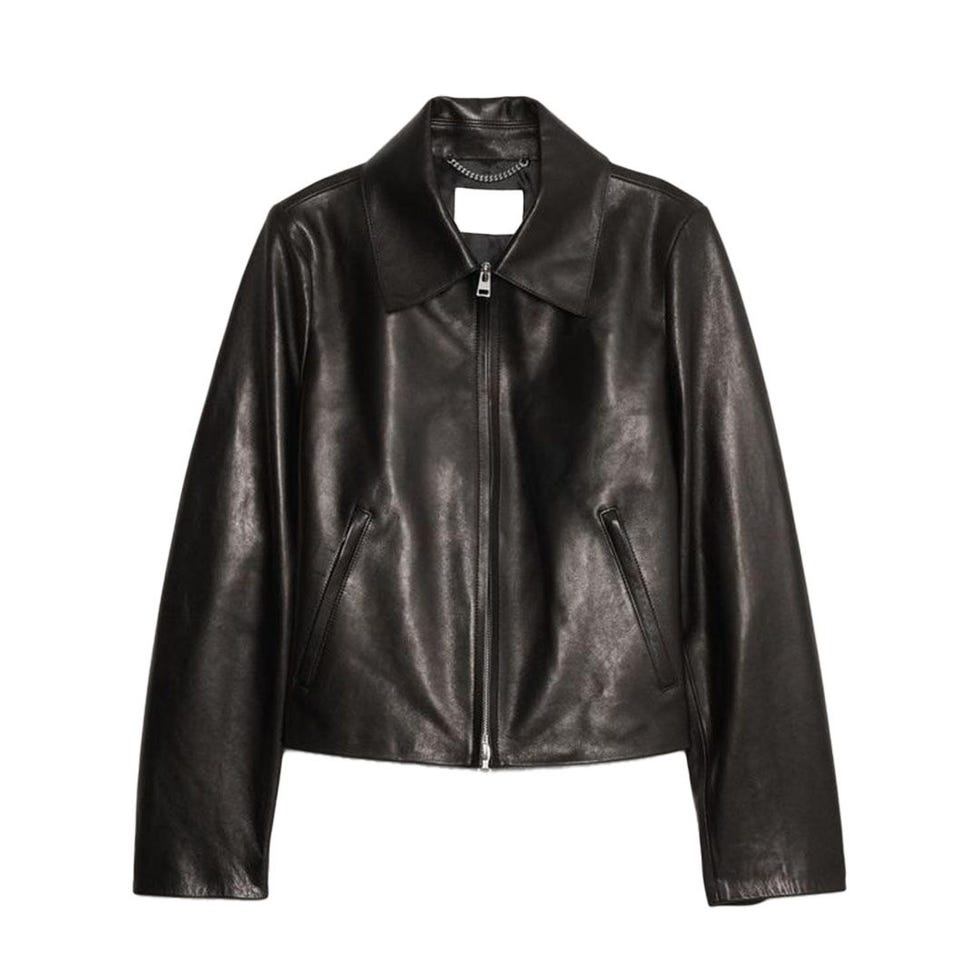 Minimalist Leather Jacket