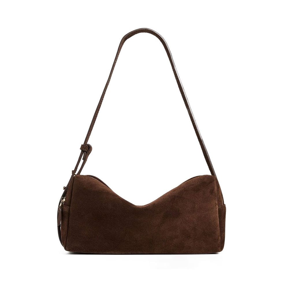 Trousse Suede Shoulder Bag