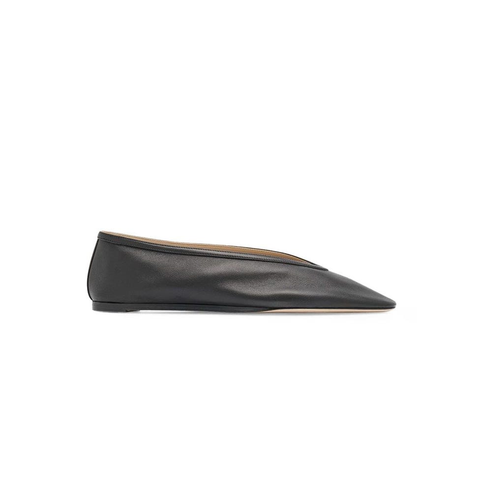 Luna Calfskin Ballerina Flats
