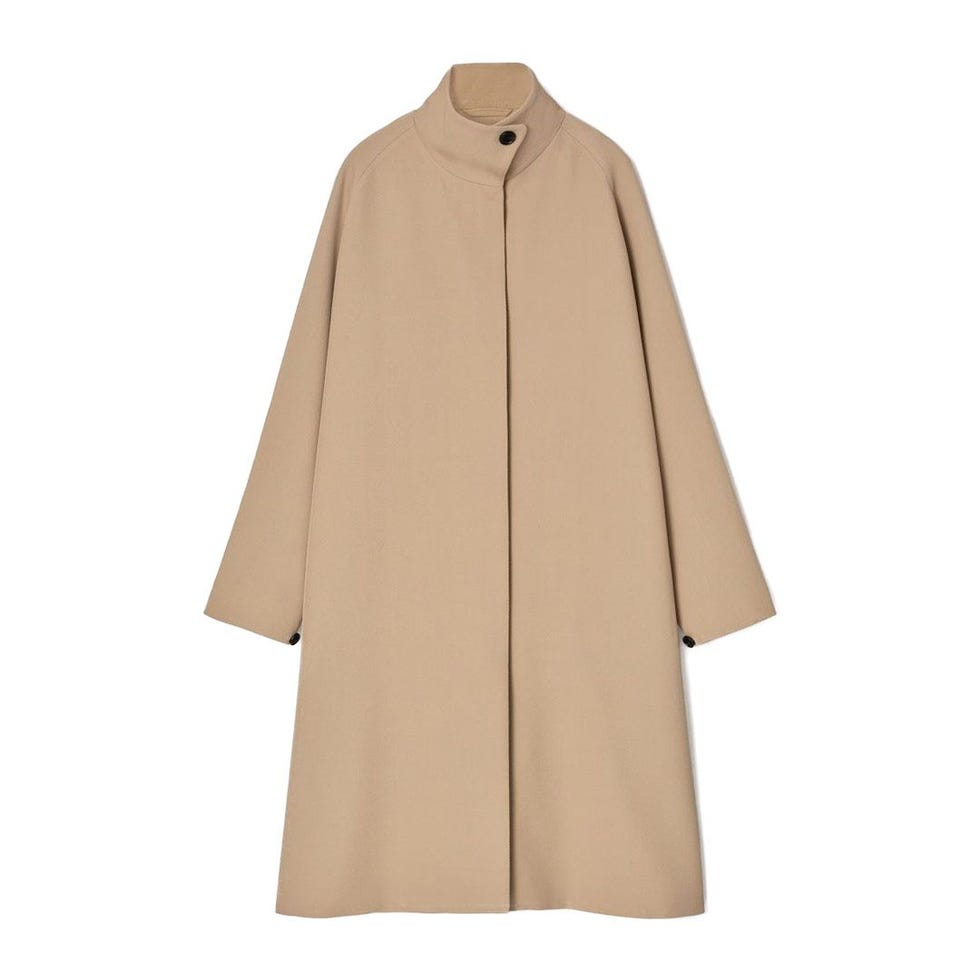  Trapeze Wool-Blend Coat