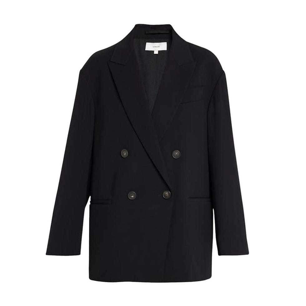 Double-Breasted Boyfriend Blazer