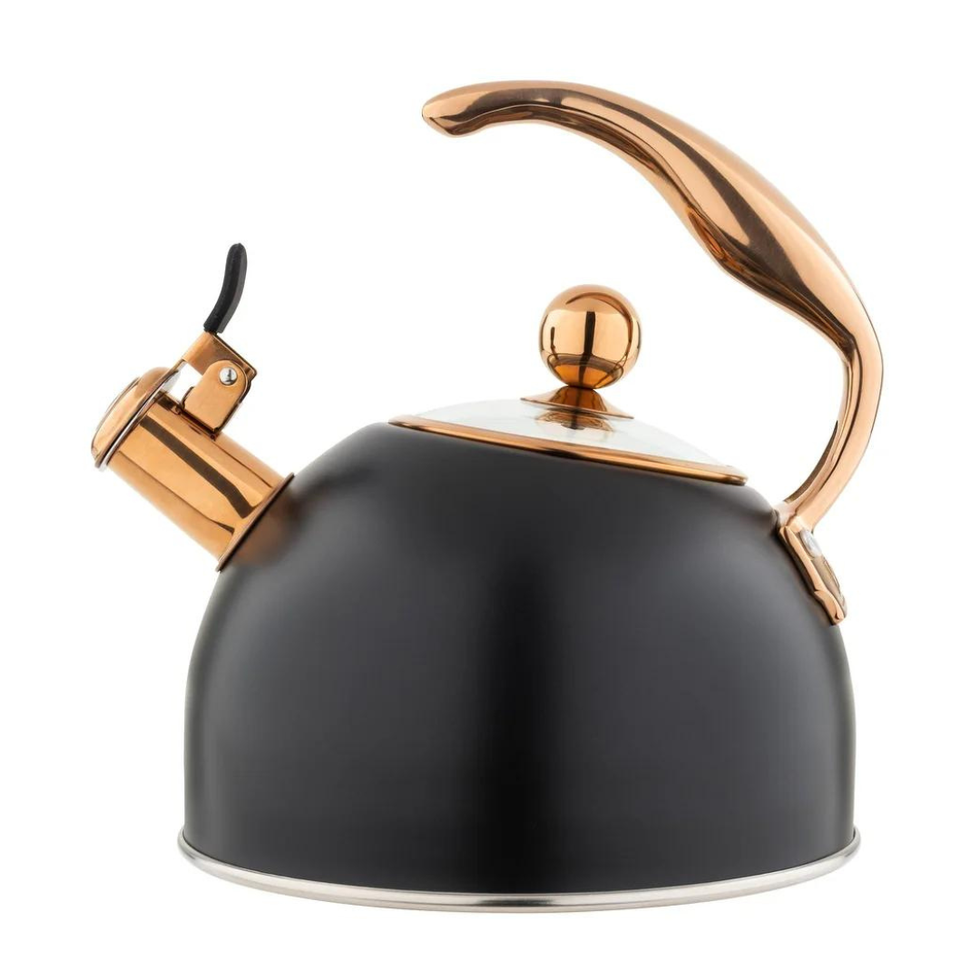 Viking 2.6-Quart Stainless Steel Kettle with 3-Ply Base