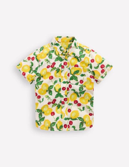 Soft Ivory Lemons and Cherries