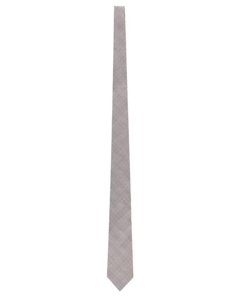 Tie in Prince of Wales Silk Grosgrain