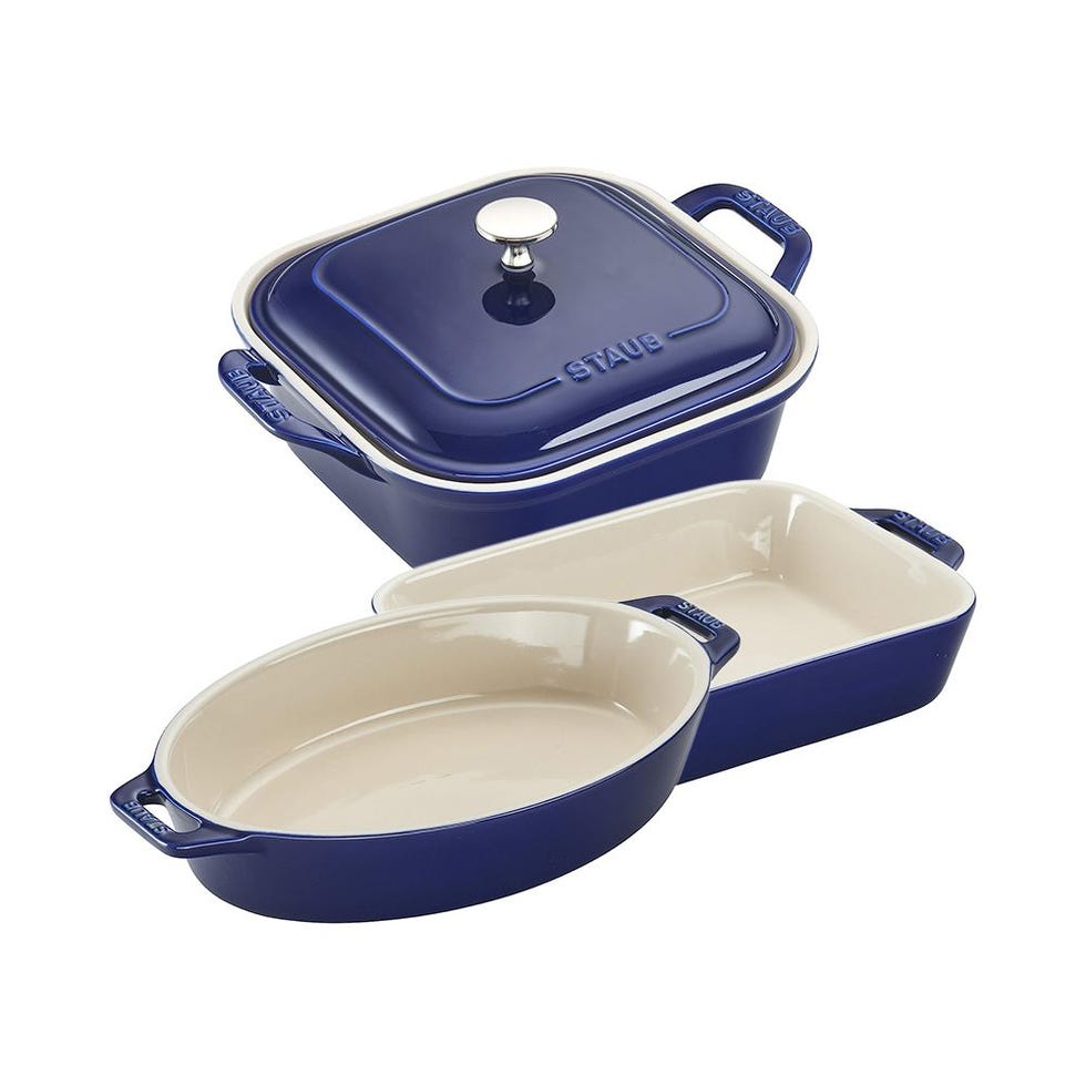  4-Piece Ceramic Baking Pan Set