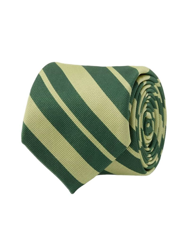 Alma Mater Heritage Stripe Sage Green Tie