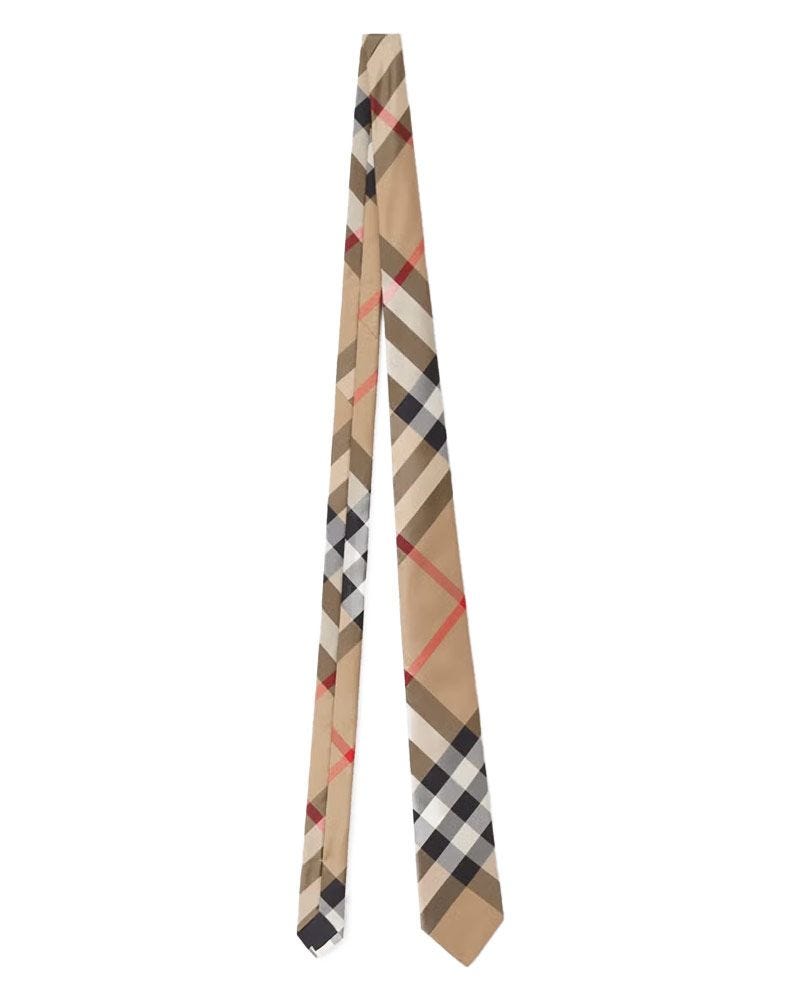 Check Silk Tie