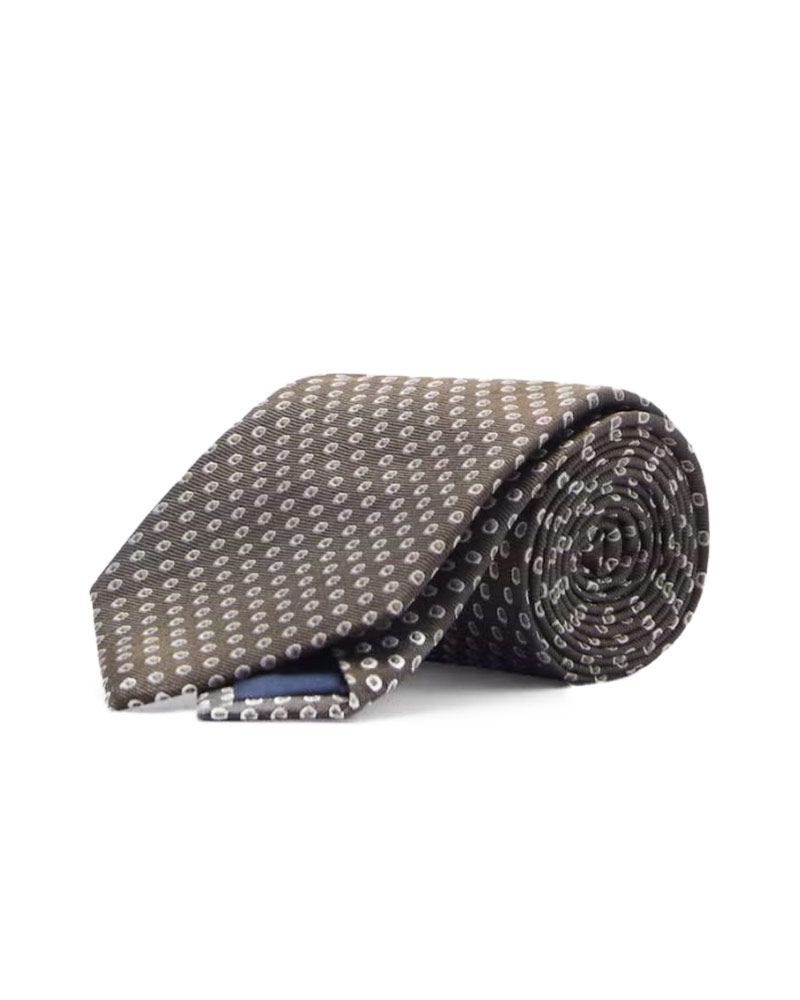  Geometric Patterned Silk Tie