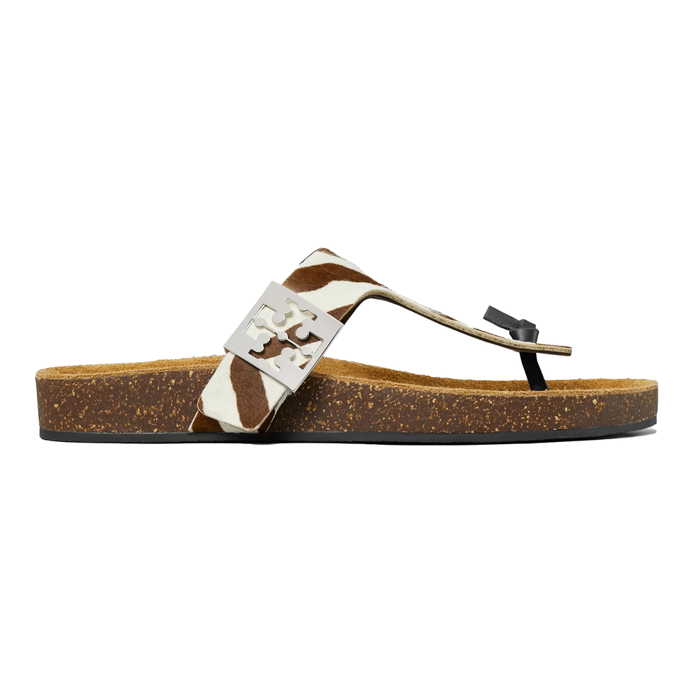 Zebra Mellow T-Strap Sandal