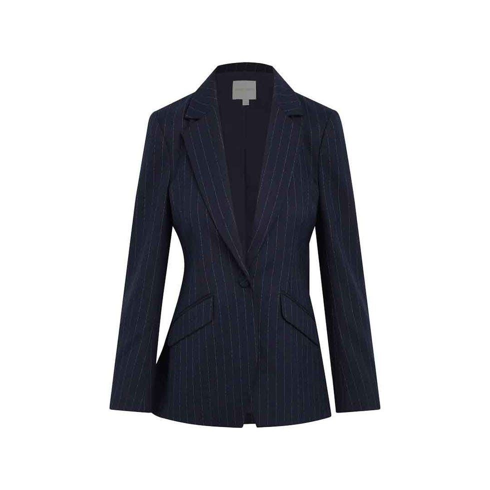 The Favorite Pinstripe Blazer 