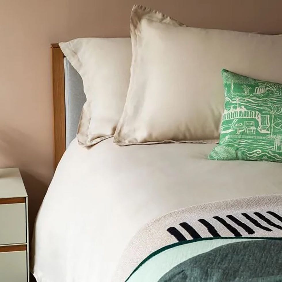 Washed Linen Natural Duvet Cover Double