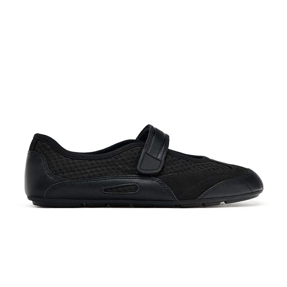 Mesh Mary Jane Sneakers