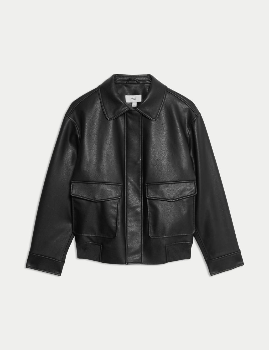【新品】modest mood＊London Leather Jacket Current Mood Fringe Moto Jacket - Black Vegan Leather