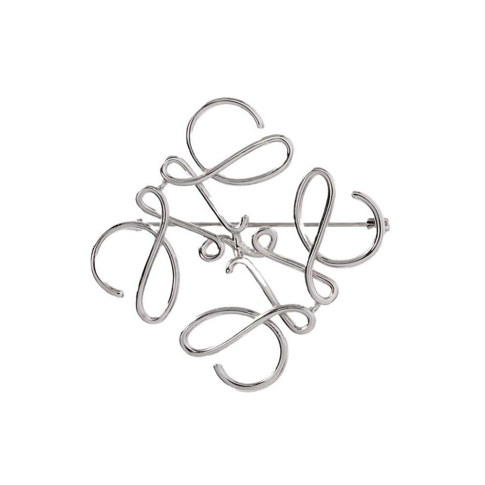 Silver-Tone Brooch