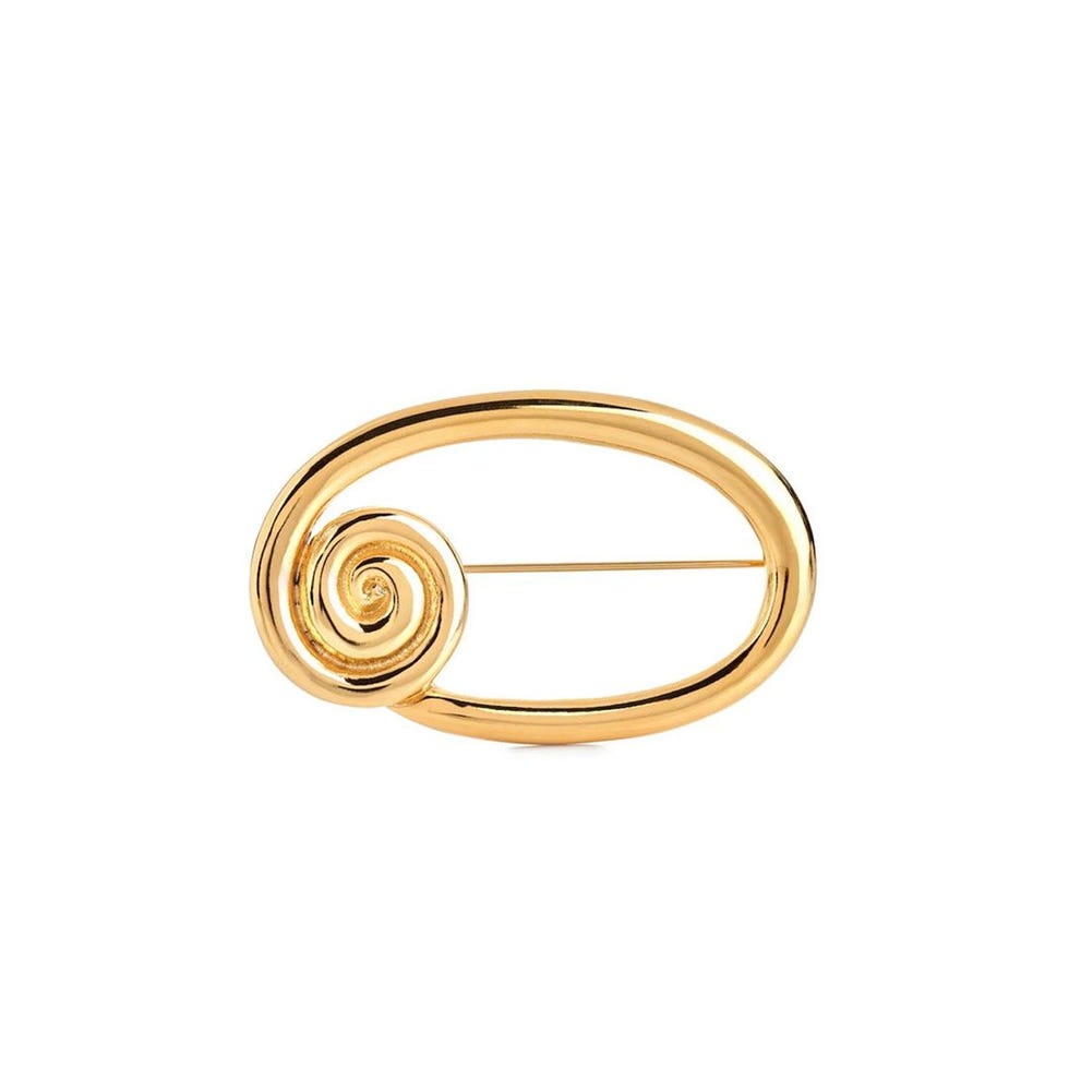 Gold Swirl Pin