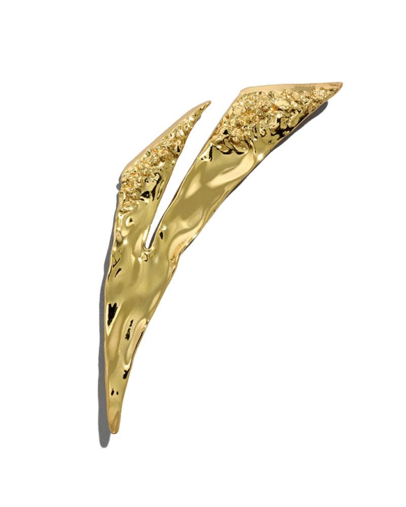 Brut Gold Angular Pin