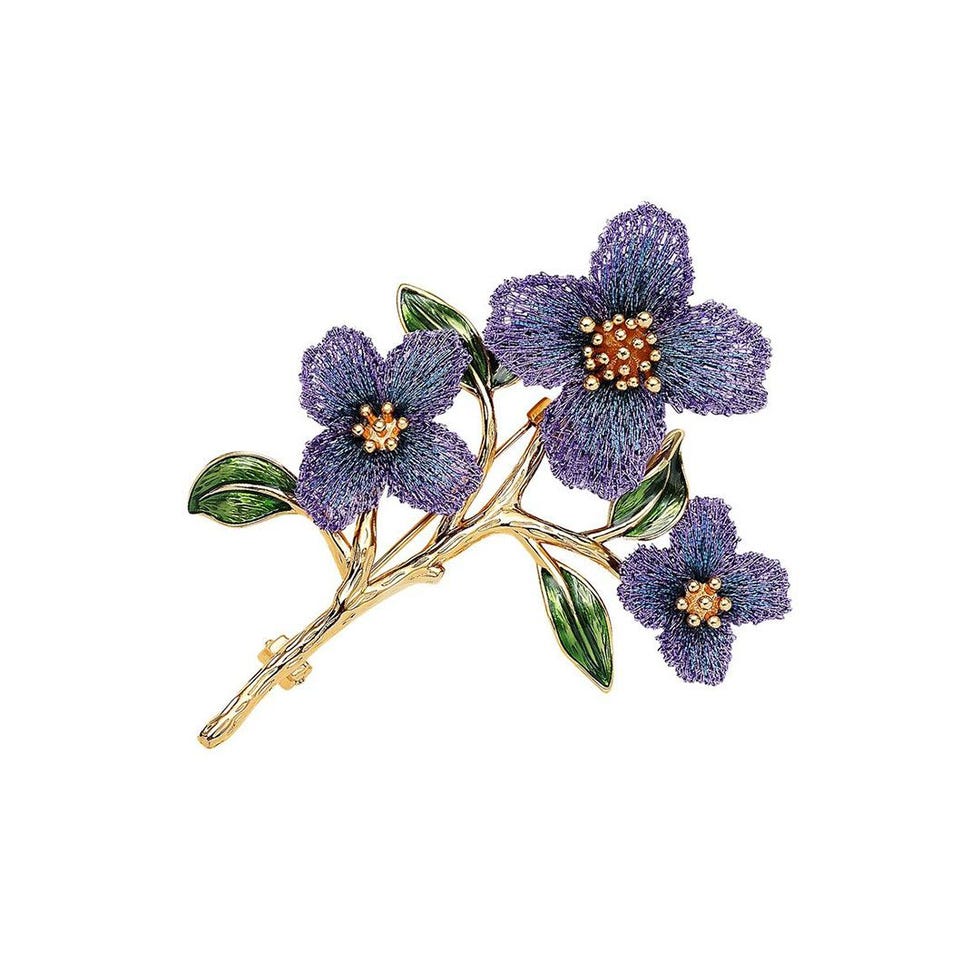 Forget me not Flower Handmade Brooch
