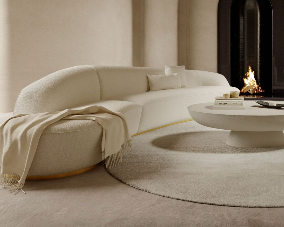Reya Curved Sectional