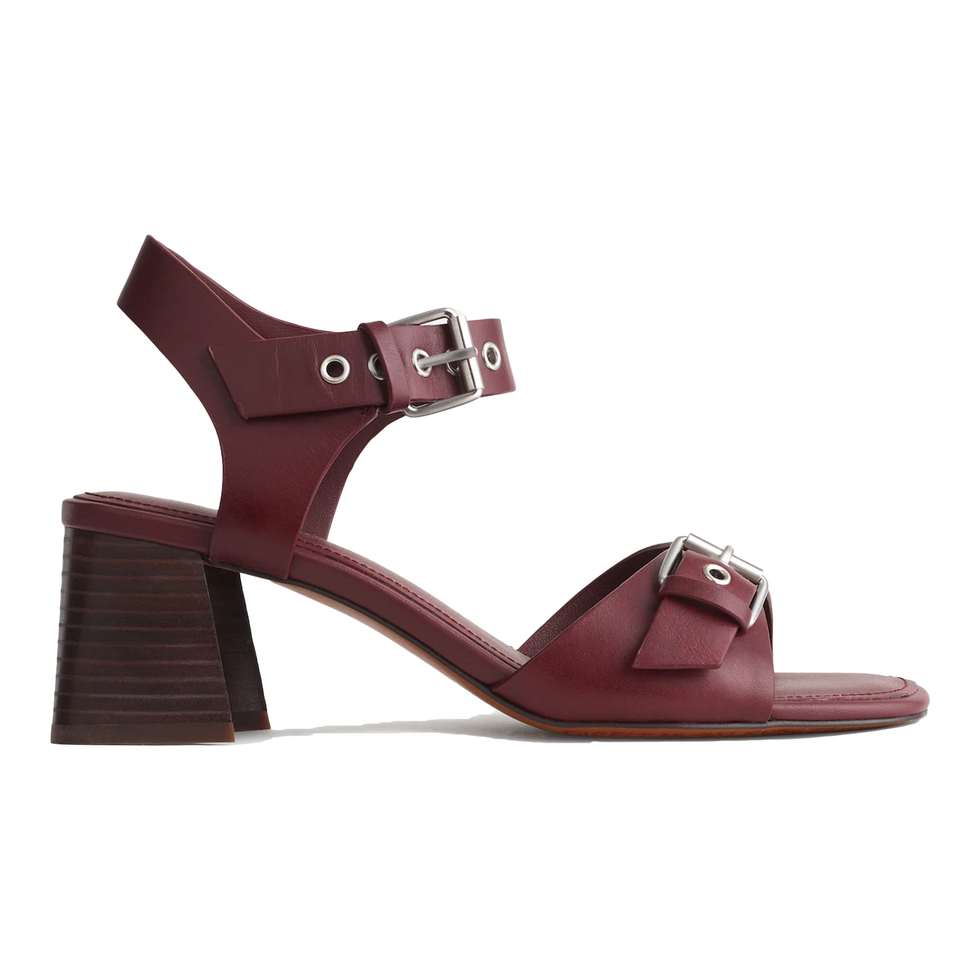 The Neeka Ankle-Strap Heeled Sandal