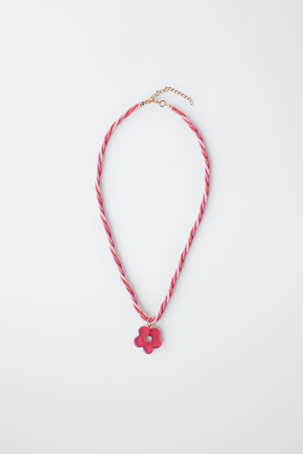 Flower Beaded Necklace 