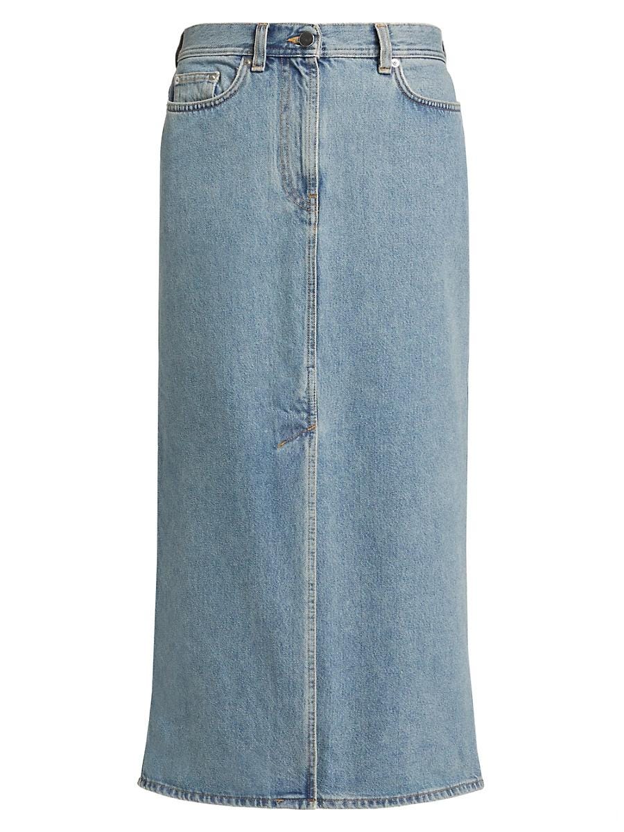 Rona Denim Midi-Skirt 