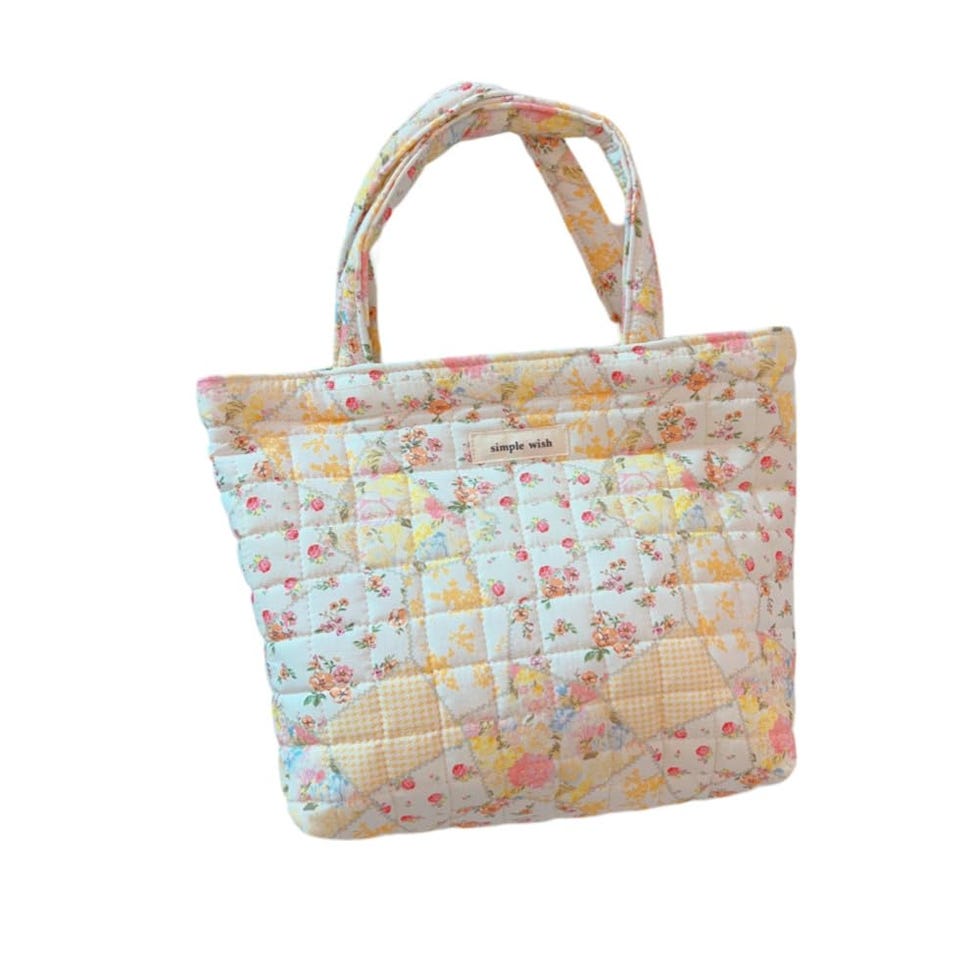 Quilted Cottagecore Hobo Bag