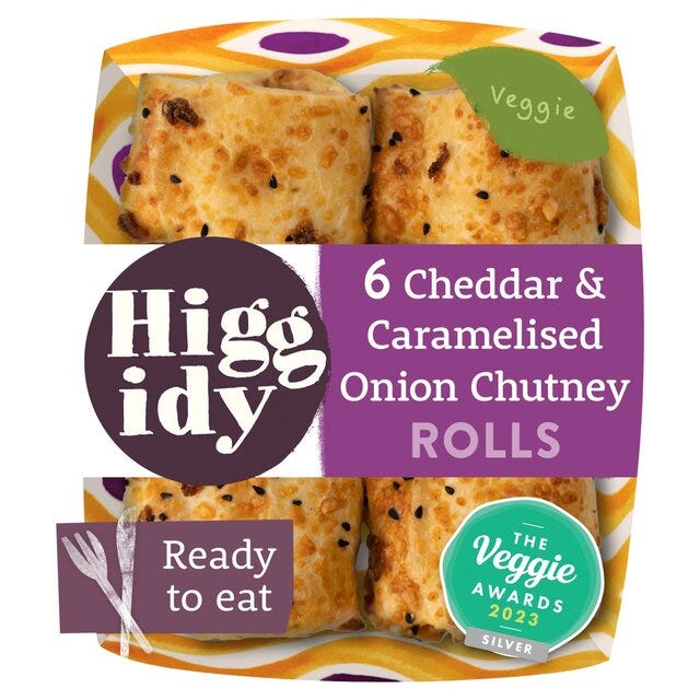 Cheddar & Caramelised Onion Chutney Rolls 160g