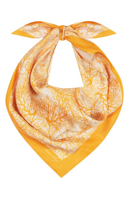 Coral Reef Silk Scarf