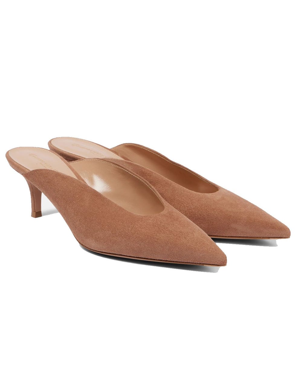 Suede Mules