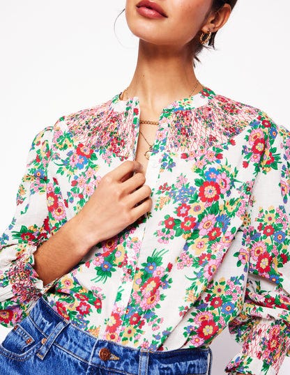 Effie Smocked Blouse