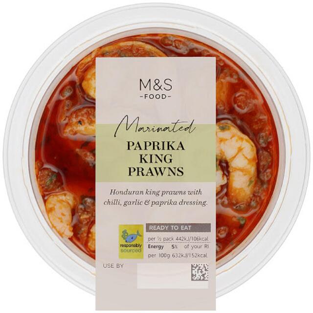 Honduran Marinated King Prawns 140g